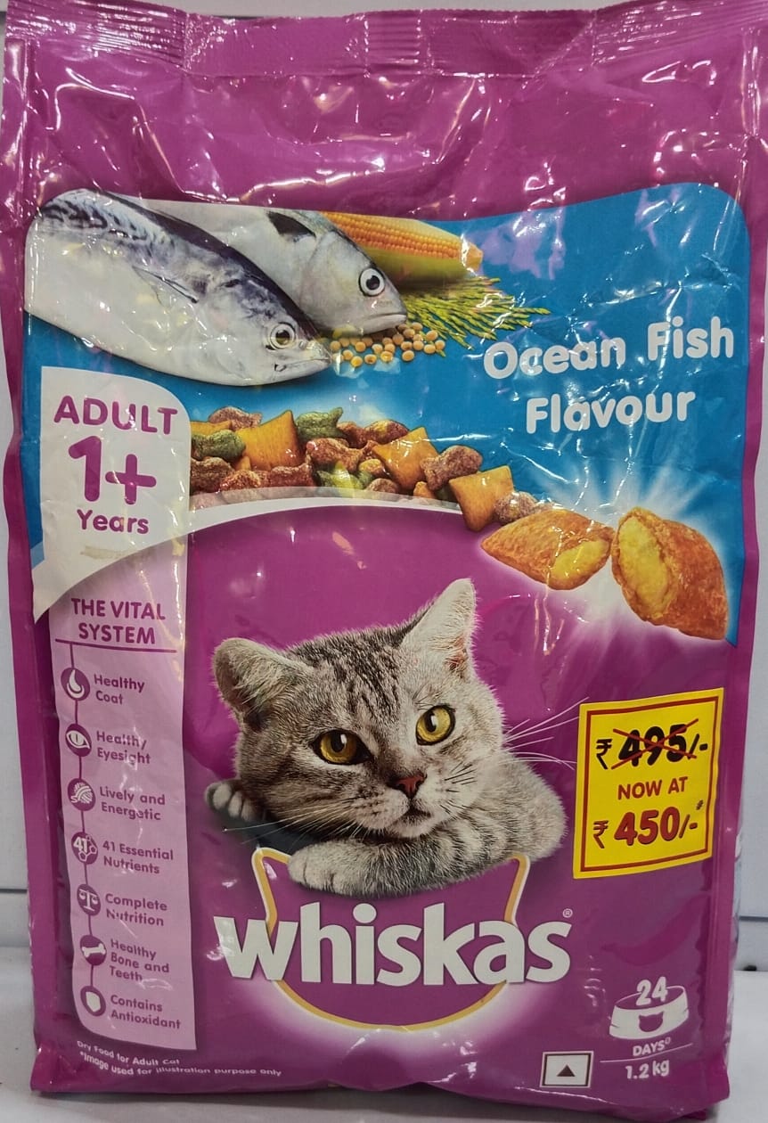 PEDIGREE WHISKAS OCEAN FISH FLAVOUR 1.2KG