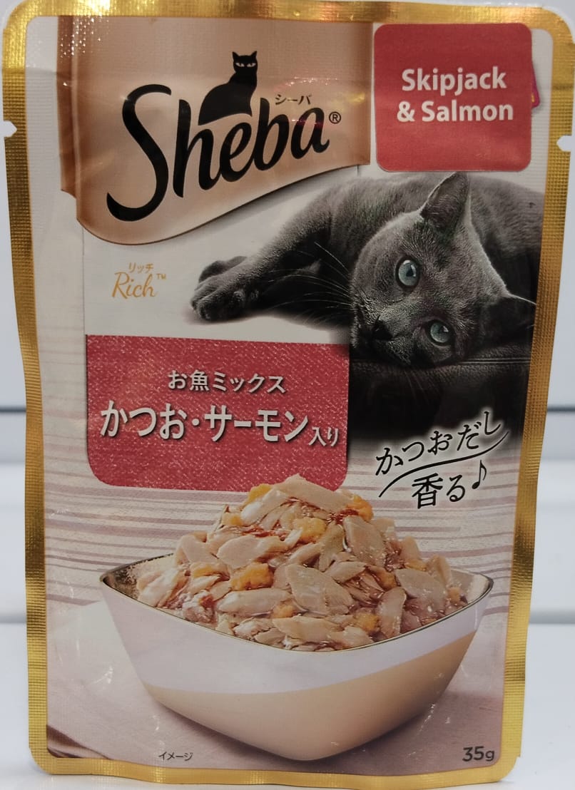 SHEBA SKIPJACK&SALMON 35GM